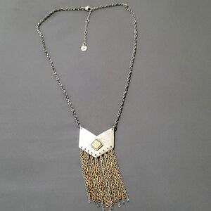Statement Gold & Silver, Designer Necklace